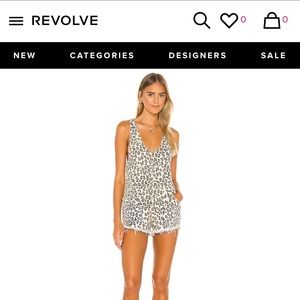 MINKPINK Fierce Mini Romper in Leopard